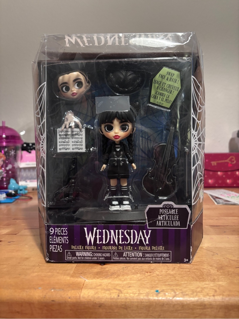 🖤 Wednesday Addams Deluxe Poseable Figure w/Accessories | Just Play | NIB 🖤